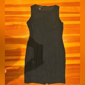 Navy Linen Sheath EUC